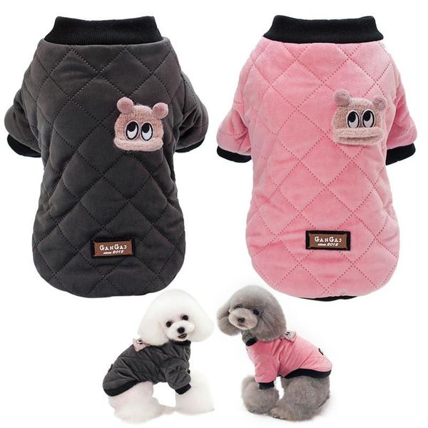 

dog apparel jacket designer warm plaid winter coats pet clothes cat dogs cute vest