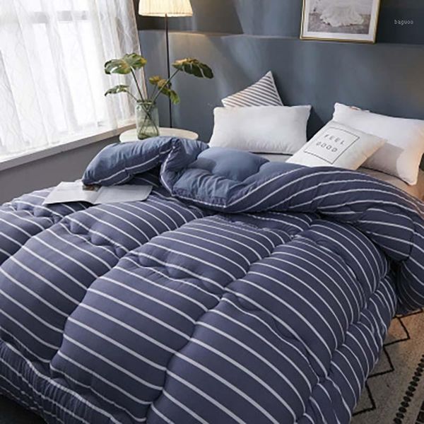 Set di trapunte Inverno Addensare Flanella Set di biancheria da letto caldo Copripiumino in velluto Lenzuolo tinta unita con trapunta patchwork ripieno