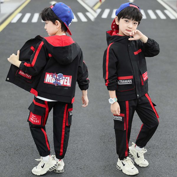 

autumn suit handsome 2020 new korean boys' children's tooling, White