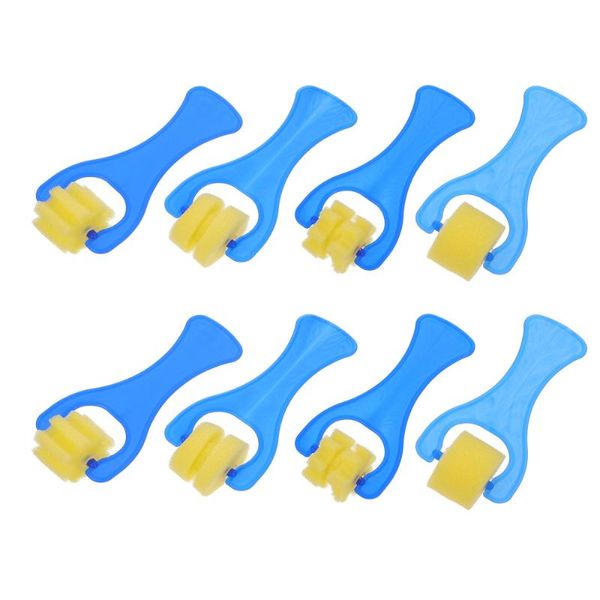 

car sponge 8pcs painting brush diy coloring kids art crafts
