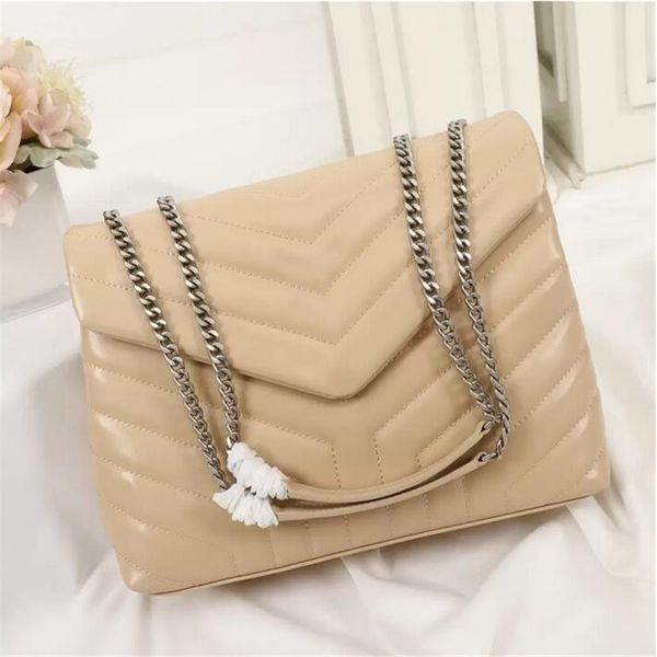 

5a+designer bags shoulder bag ladies luxury crossbody gold and sliver chain fashion genuine leather high-capacity multi-style with the origi