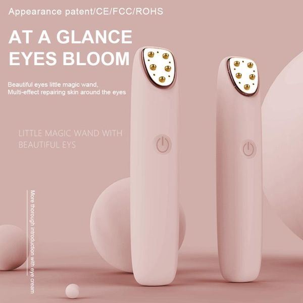 

cleaning rf radio frequency eye massager anti-ageing wrinkle portable electric device dark circle facials vibration massage pen