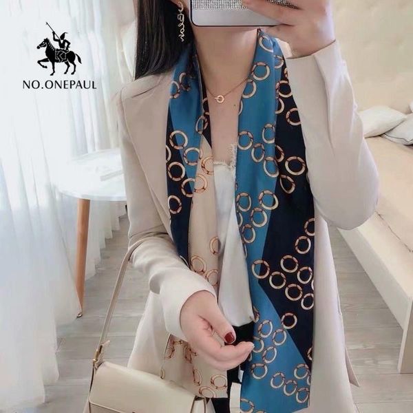 

scarves no.onepaul scarf 2021 ladies versatile double-sided wide women fashion multifunctional, Blue;gray