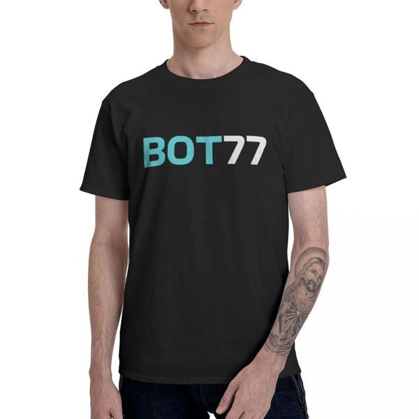 

men's t-shirts men t-shirt 77 bot77 valtteri bottas clothes printing t shirt women 100% cotton tee tshirt for fans, White;black
