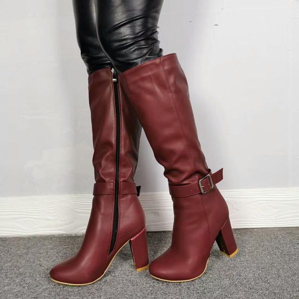

boots shofoo shoes,beautiful fashionable, , about 11cm high-heeled women's boots, knee high boots,size:34-45, Black