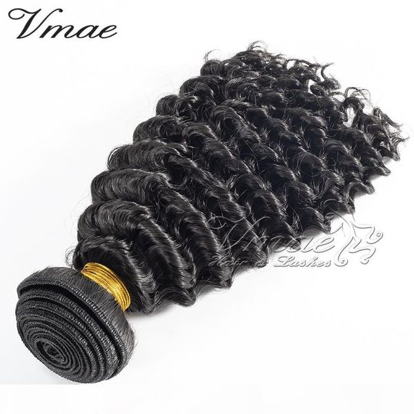 

vmae brazilian natural color curly hair extensions 100% unprocessed remy human hair weave 3pcs kinky curly virgin hair, Black
