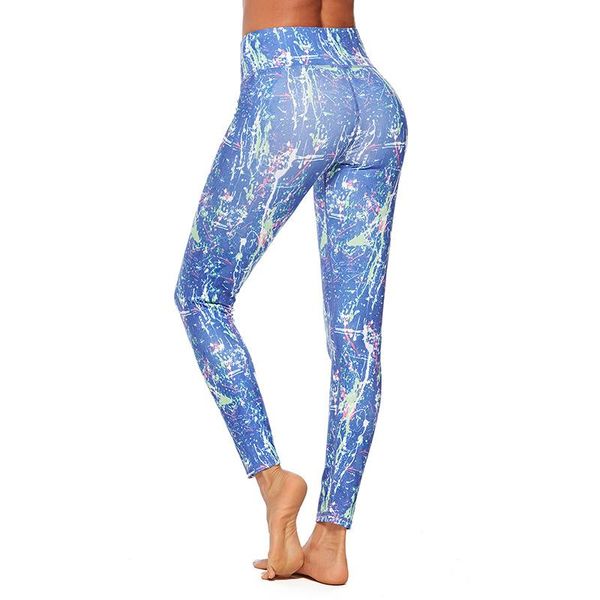 

m&d high waist lady sporty blue fashion leggings, Black