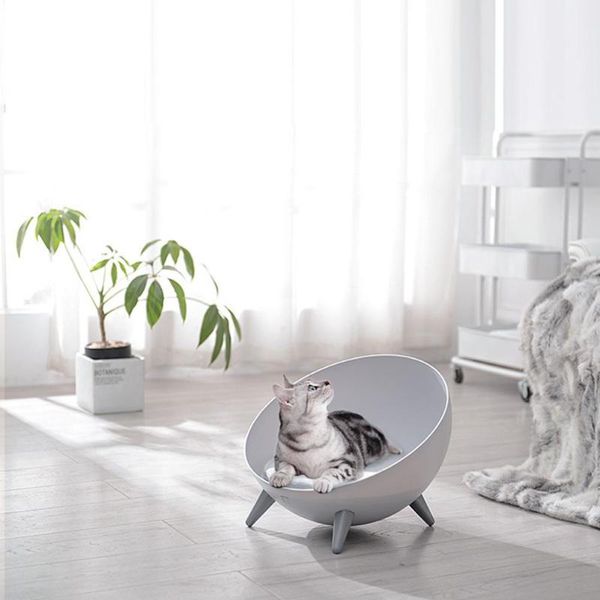 

cat beds & furniture universal sleeping hemispherical shape nest soft pet cushion for cats dogs