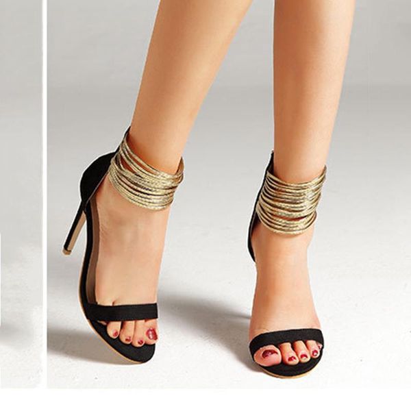 

sandals high heels are soft and comfortable women's quality 2021, Black