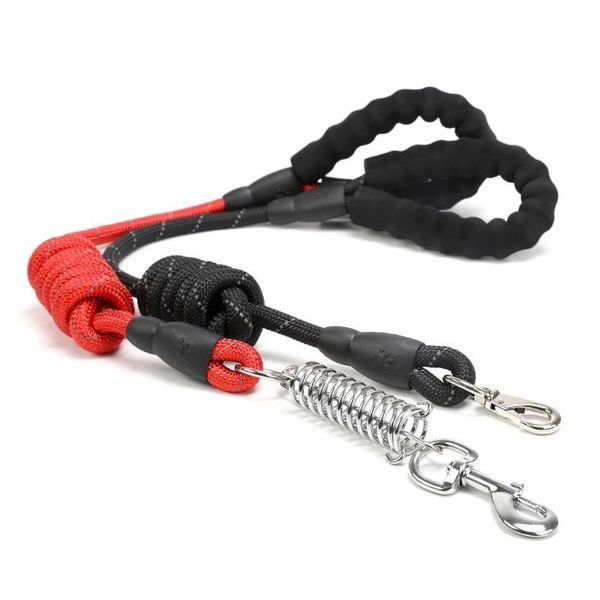 

dog collars & leashes 1.5m leash large reflective rope spring explosion-proof traction walking big collar round nylon harness