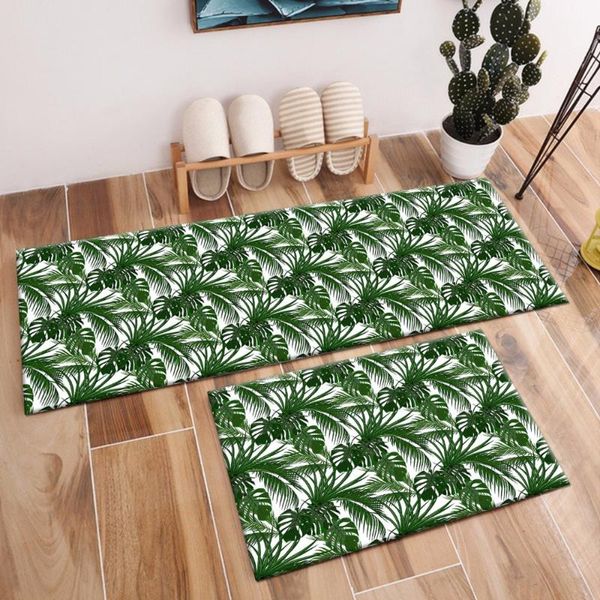 

bath mats green leaves crystal velvet area rug and carpet for baby home living room white wc toilet bedroom kitchen door floor