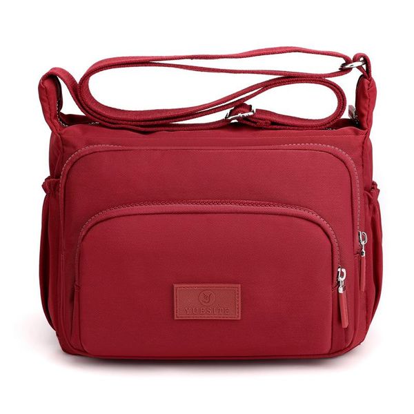 

evening bags middle-aged female bag summer 2021 nylon fabric shoulder aslant large capacity multi-layer bag, shopping