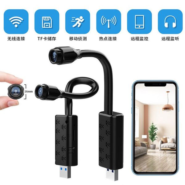 

mini cameras surveillance with wifi camera ip usb full hd 1080p p2p sd card cloud storage smart ai human detection iwf cam app