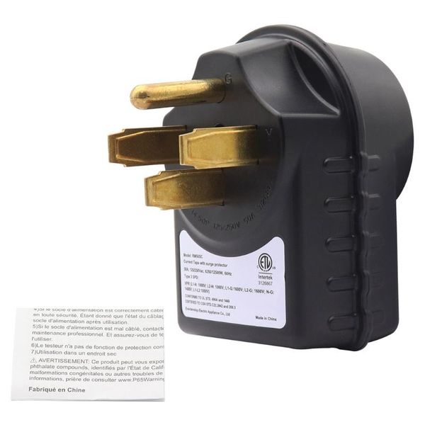 

parts 2021 wearproof receptacle tester with indicator light 30a/50a surge protector for rv automatic socket