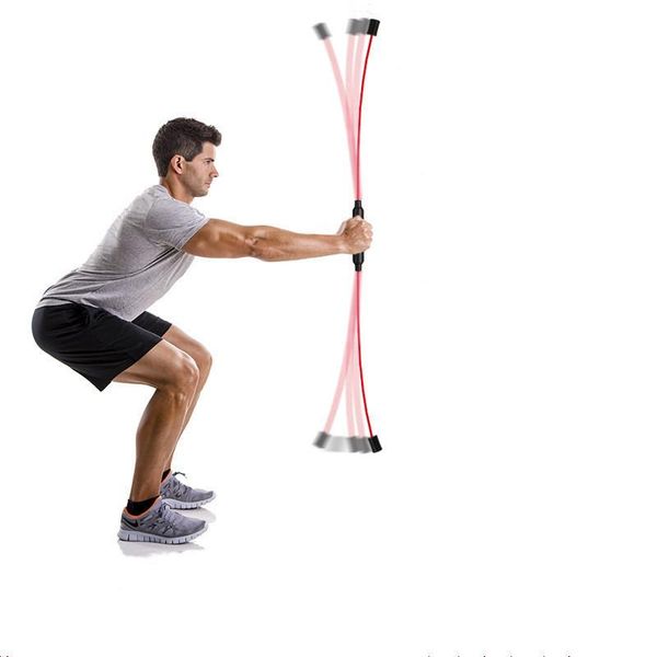 

resistance bands multi-function fitness training exercise elastic stick vibrating rod tremble sports yoga wand work out bar