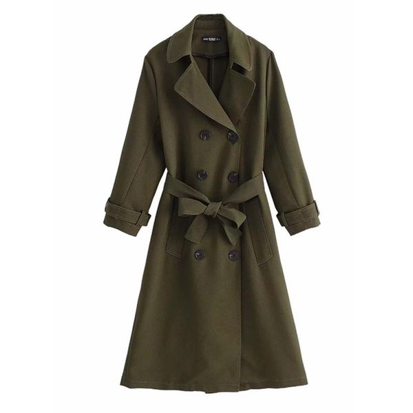 

women's trench coats vee women coat, Tan;black