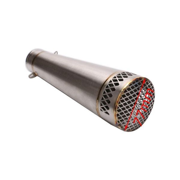 

motorcycle exhaust system modified stainless steel pipe general racing sc large displacement 51mm moto accessories