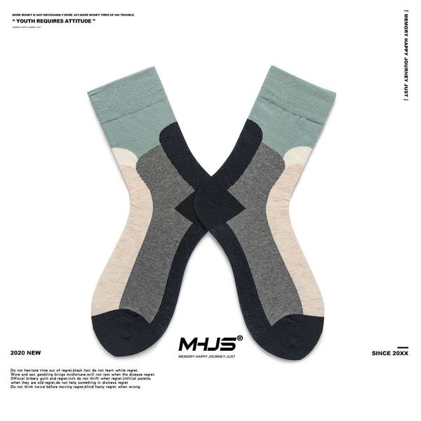 

double color cotton autumn winter middle fashion version, Black;white