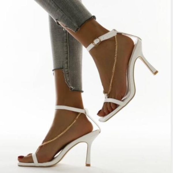 

sandals fashion thin heel lace-up heeled party high shoes, Black