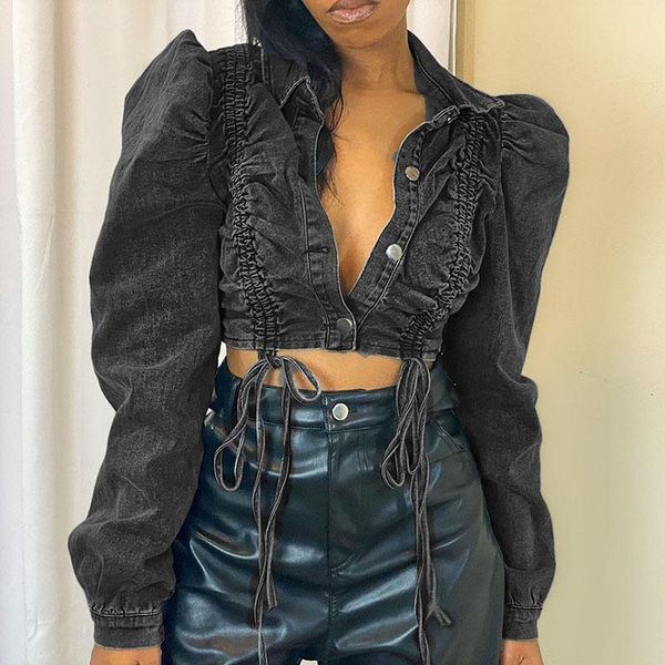 

women's jackets lapel fashion loose short jacket female q080, Black;brown