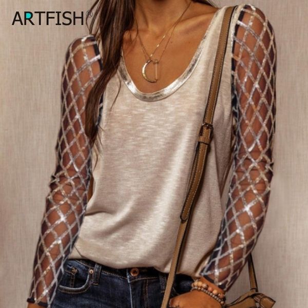 

loose women casual t-shirts 2021 spring sequins hollow out tee shirts brighten lady streetwear perspective 2xl plus size g2397 210310, White