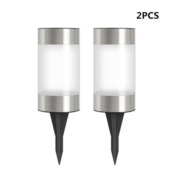 

2pcs solar lawn light outdoor energy saving lamp waterproof garden landscape light