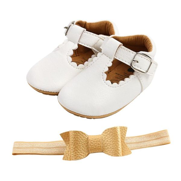 

baby cute shoes boys girls fashion genuine leather soft non-slip rubber sole prewalker flat walking newborn ballet party shoes