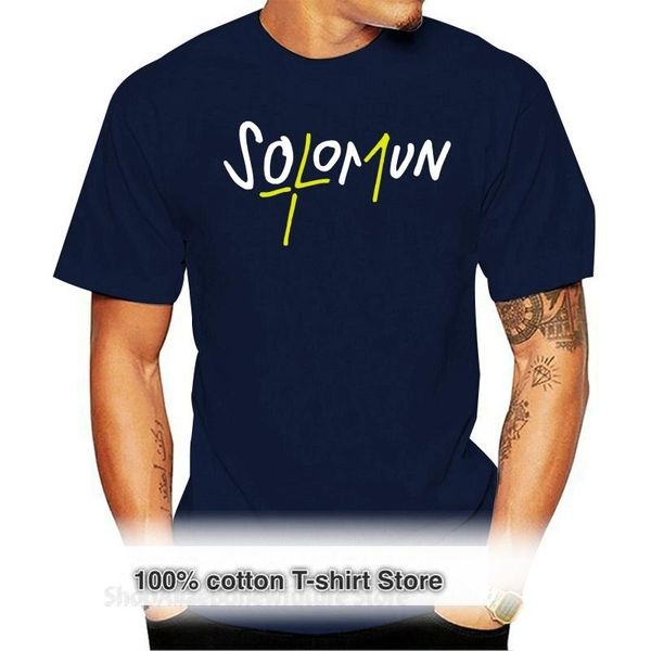

men's t-shirts solomun mens t shirt size s 2xl, White;black