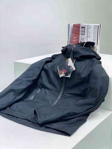 

arc2021 new men selling autumn winter tide loose hooded outdoor sports waterproof windproof jacket men's submachine teryx, Black;brown