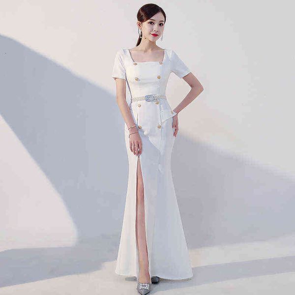 

luxury prom dresses night club slim evening 2021 sauna technician work, Black