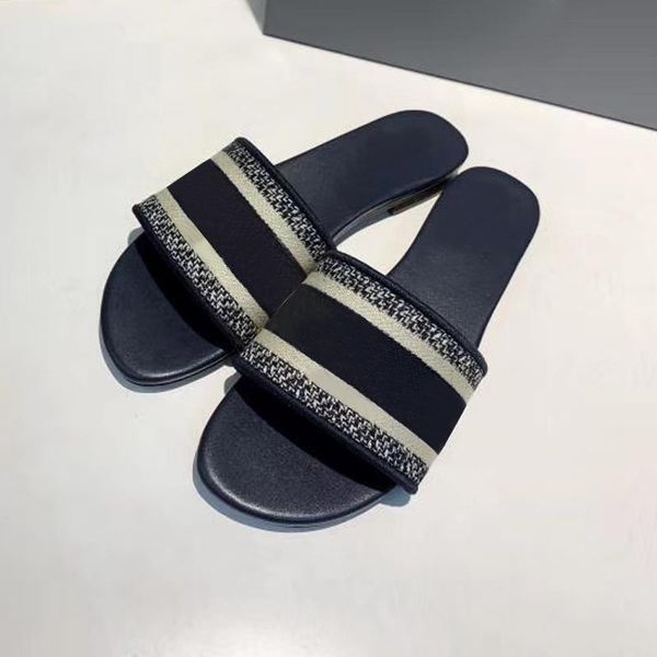 

new luxury design, embroidered letters, summer sandals, flat flip flops, fashion flip flops, outdoor, beach sandals no box, Black