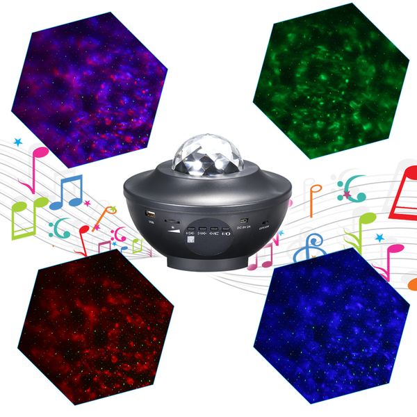 

2021 new 6 w disco ball ac110-220v starry music projector party lights rgbw stage lamp effect bbsi