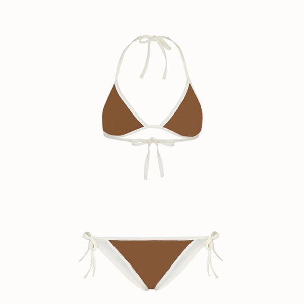 Tasarımcı kadın mayo yüzme mayoları xl tasarımcı bikini seti klasik desen iki parça bikinis bandaj seksi push up mayo kadın biquinis beyaz kadın ma