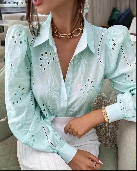 

shirts blouses women fashion casual female turn down collar long sleeve blouse ol style shirt simple top, White