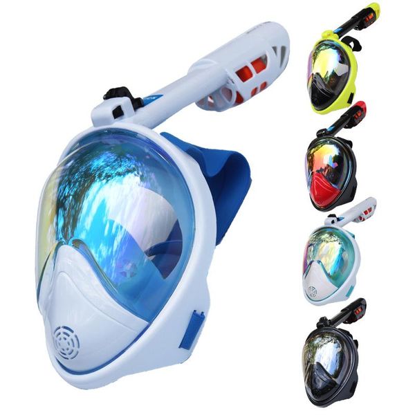 

diving masks full face mask anti-fog snorkeling underwater scuba spearfishing children/glasses training dive equipment