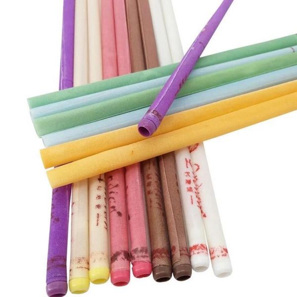 

100pcs/set colorful ear cleaner wax removal ear candles treatment care healthy hollow cone has earp qylsfg