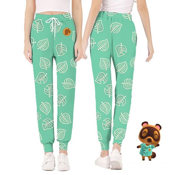 

women's pants & capris women trousers anime animal crossing gaming cosplay costumes 3d printing, Black;white