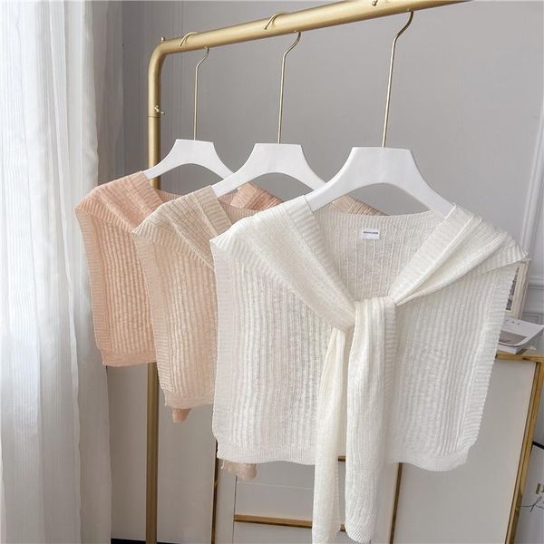 

scarves arrival fashion comfortable elegant outdoor summer scarf vintage thick warm work style small knit poncho, Blue;gray