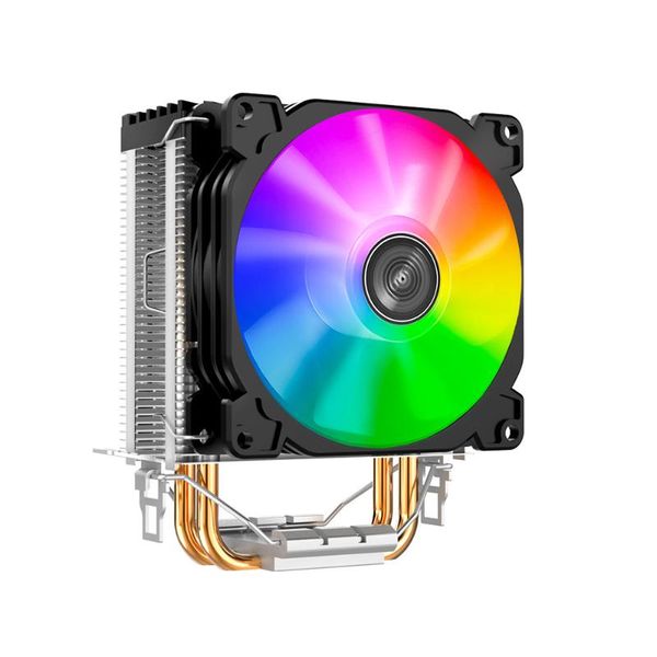 

fans & coolings 2 heat pipes led cpu radiator cooling fan tower cooler for intel lga1200/intel 1151/amd am4/fm2+