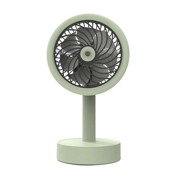 

electric fans usb desk fan 3 speeds adjustable rechargeable table cooling strong wind quiet with spray function