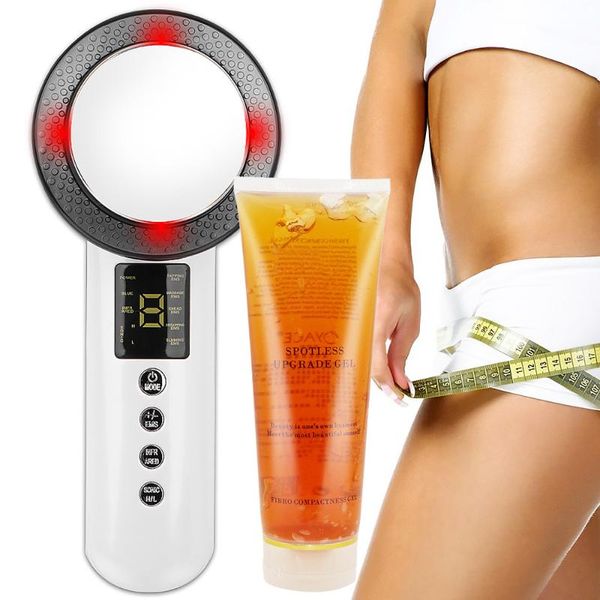 

ultrasound cavitation body slimming machine 300ml slimming cream lcd massager fat burner galvanic facial lifting massage device