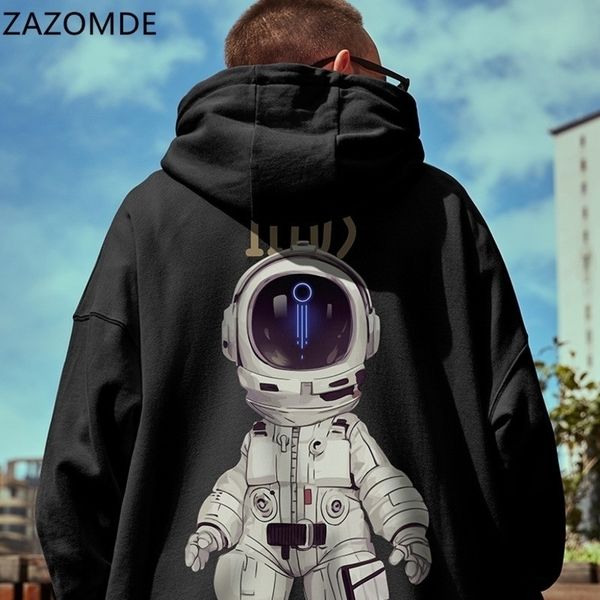 

zazomde hip hop mens hoodie japanese streetwear sweatshirt men winter warm hoodie couple harajuku casual hoodies oversize 201112, Black