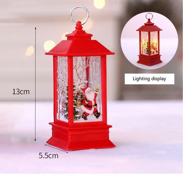 

christmas garden lanterns led simulation light oil lamp xmas candle night light hanging ornament craft xm qylqbi