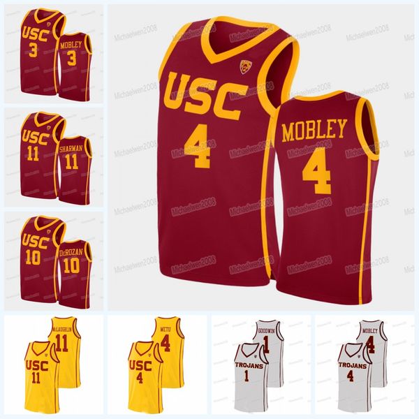 

ncaa usc trojans basketball jersey college boogie ellis chevez goodwin harrison hornery isaiah mobley joshua morgan reggie parris malik thom, Black