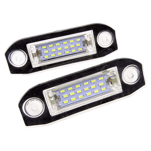 

2 pcs car 12v led number license plate lights white lamp for volvo s40 s60 s80 v50 v60 v70 c70 xc60 xc70 xc90 replacement part