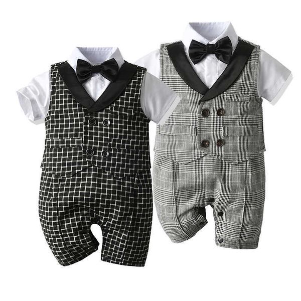 3 pcs toddler meninos roupas terno nascido festa casamento formal bebê colete camisa calça roupas crianças gentleman vestuário conjunto 210615