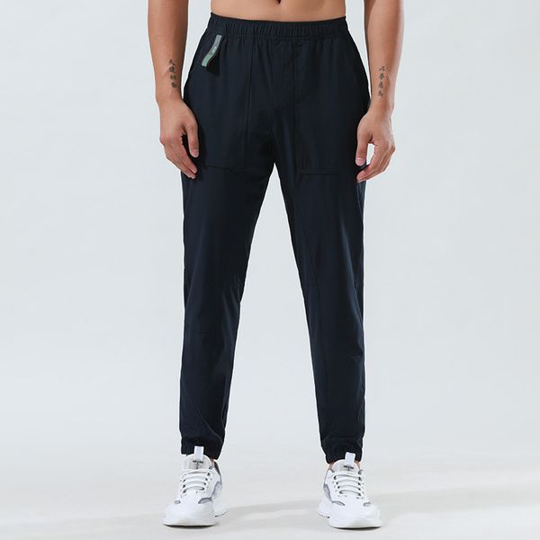 

lulu outdoor sports running training moisture wicking cuffed, Black