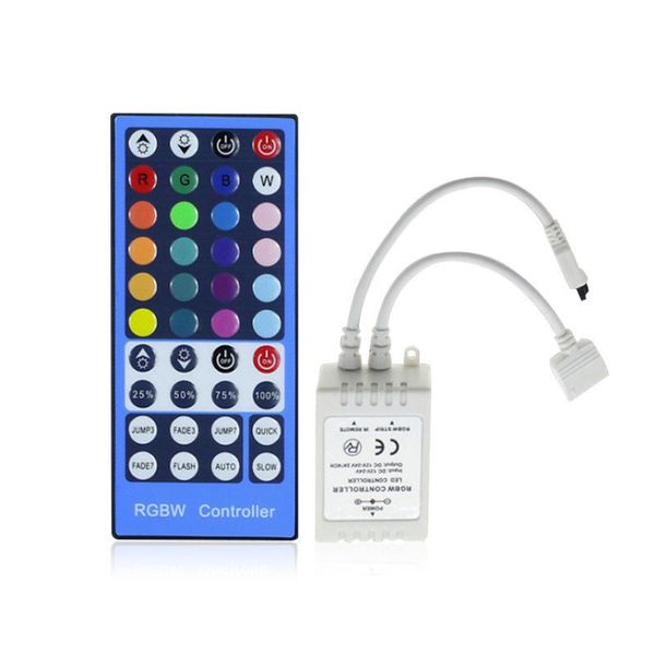 2021 LED denetleyici 4 kanal Dimmer 40keys 5pins IR SMD 5050 Şerit Işığı DC12V-24V WiFi için uzaktan kumanda