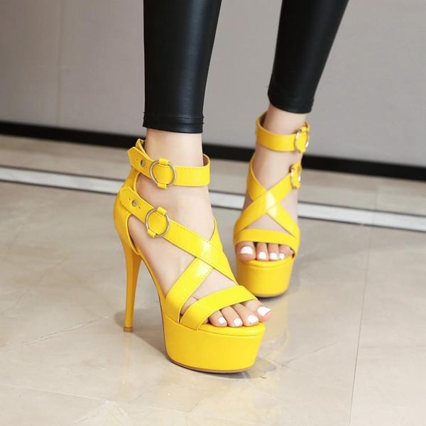 

fashion womens shoes 2021 sandals stiletto heels open toe suit female beige large size espadrilles platform luxury comfort peep, Black