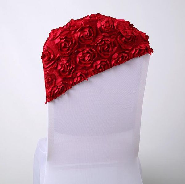 

chair covers arrival elegant rose flower cover cap for wedding decoration